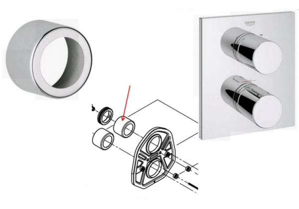 Розетка GROHE 08239238