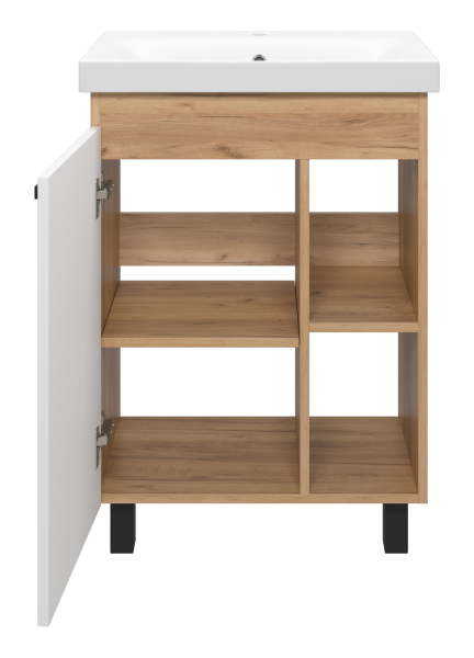 Тумба с раковиной Misty Крафт 60 УТ000013343