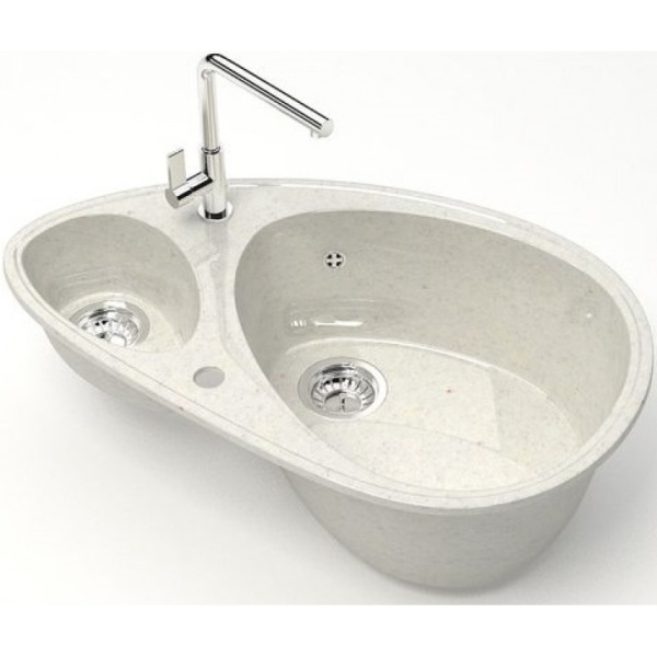 Кухонная мойка Marrbaxx Эмма Z13 Z013Q007 хлопок белый