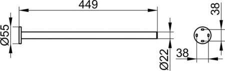 Полотенцедержатель Keuco Plan 14920370000