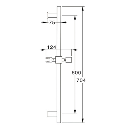 Стойка для душа Ganzer GZ20202