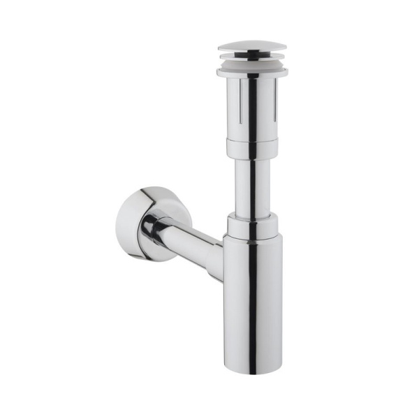 Набор донный клапан и сифон для раковины Vitra Syphon A45154, хром 
