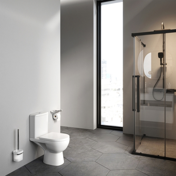 Унитаз-компакт с сиденьем микролифт AM.PM Sunny FlashClean C85C8600SC