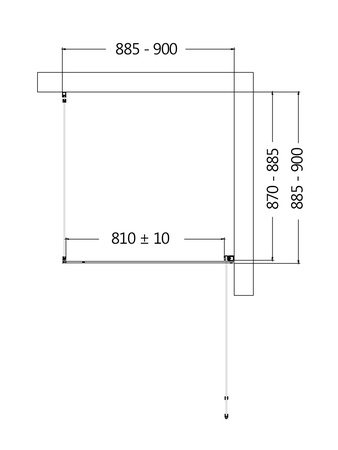 Душевой уголок AQUAme AQM5215-RH-9
