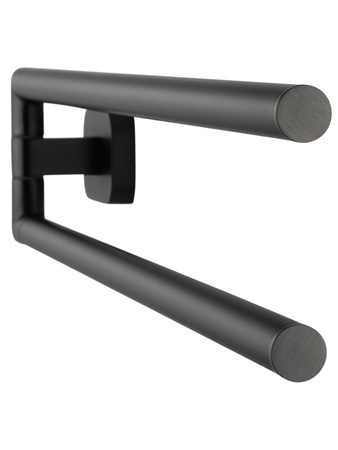 Полотенцедержатель поворотный WONZON & WOGHAND GRAFFITY, темный графит WW-9331