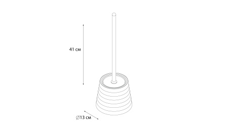 Ерш напольный FIXSEN Glady фиолетовый FX-33-79