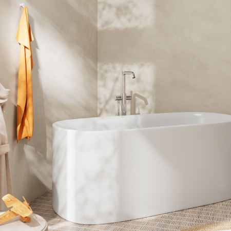 Смеситель для ванны напольный Hansgrohe Tecturis S 73440000 хром