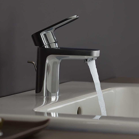 Смеситель для раковины с донным клапаном Hansgrohe Vernis Blend 71557000 хром