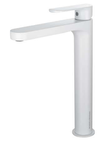 Смеситель для раковины высокий WONZON & WOGHAND, белый матовый WW-H1034-MW