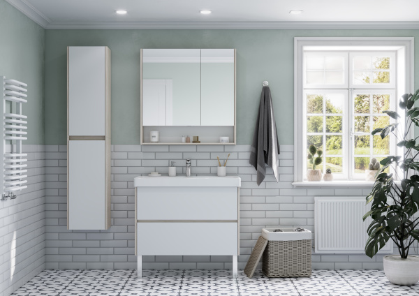 Тумба с раковиной Aquaton Сканди 90 1A2519K0SDB20