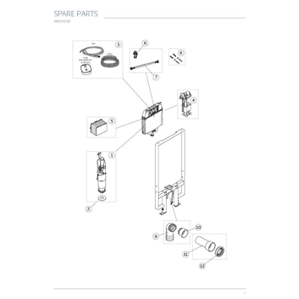 Инсталляция Ideal Standard Prosys R027867