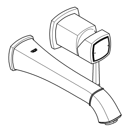 Смеситель для раковины GROHE Grandera 19930 DA0 (19930DA0) теплый закат глянец