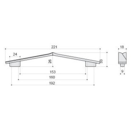 Ручка для мебели BelBagno Aurora 8.1135.192160.42
