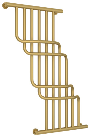 Полотенцесушитель Водяной Сунержа Нега (100х85) Матовое Золото 032-0225-1085