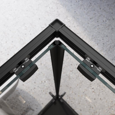 Душевой уголок BelBagno Luce LUCE-A-2-90-C-NERO
