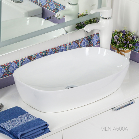 Раковина накладная (60х38) Melana A500A-805