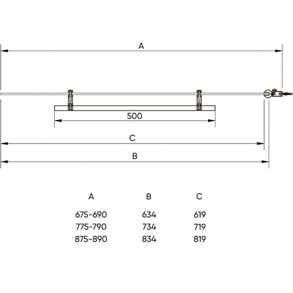 Шторка на ванну Veconi Palau PL-79, (90x150) PL79-90-01-C4