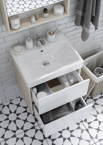 Тумба с раковиной Aquaton Сканди 55 1A2517K0SDB20