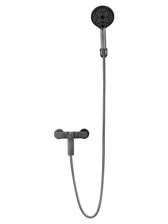 Смеситель для душа WONZON & WOGHAND, темный графит WW-B2585-BGG