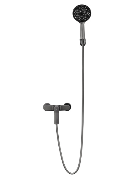 Смеситель для душа WONZON & WOGHAND, темный графит WW-B2585-BGG