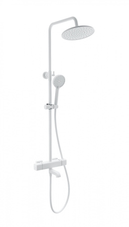 Душевая система с термостатом WONZON & WOGHAND STAY 4, белый матовый WW-A3007-T1-MW