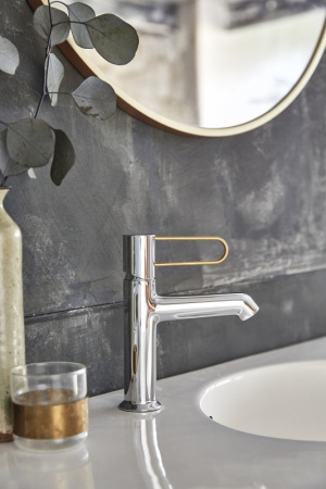 Смеситель для раковины Jacob Delafon Odeon Rive Gauche E21028-GLD-CP