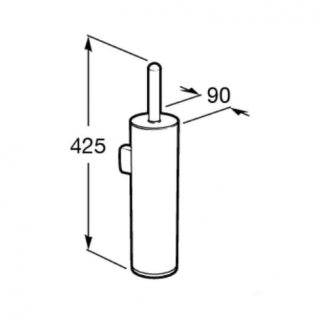 Ёршик Roca с подставкой Hotels 816726001