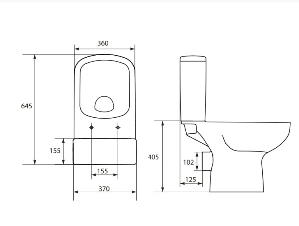 Унитаз-компакт Cersanit Colour KO-COL011-3/5-DL