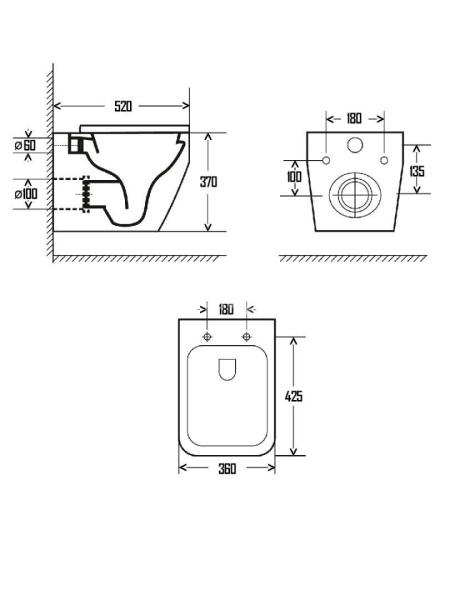 Инсталляция с унитазом AQUAme AQM42009CR