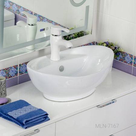 Раковина накладная (60х39) Melana 7167-805