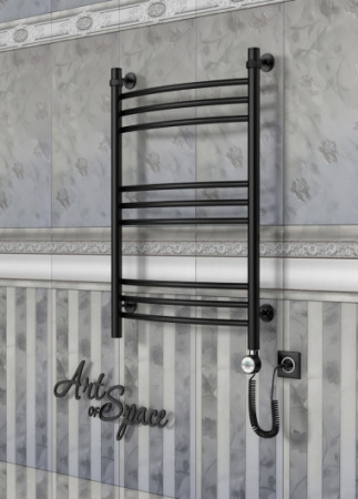 Электрический полотенцесушитель с функцией быстрой сушки ArtofSpace ARTICO EAAO500800RAL9005RP