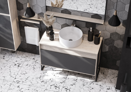 Тумба под раковину Aquaton Лофт Урбан 100 1A247701LQX60