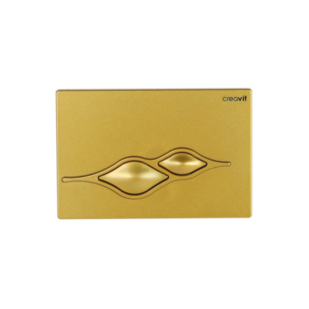 Клавиша смыва Creavit UFO GP1006.00 золото матовая
