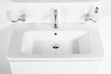База под раковину BelBagno  ALBANO-CER-1050-2C-SO-BL подвесная Bianco Lucido
