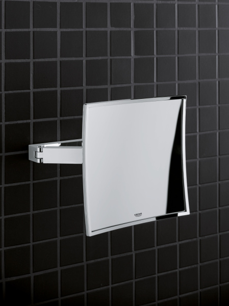 Зеркало косметическое Grohe Selection Cube 40808 000 (40808000) хром  Зеркало косметическое Grohe Selection Cube 40808 000 (40808000) хром