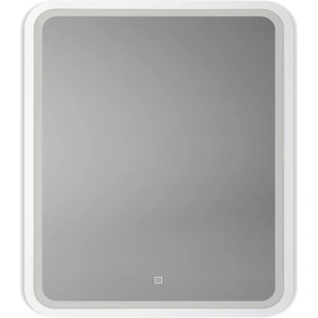 Зеркало с подсветкой Art&Max GENOVA AM-Gen-600-800-DS-F-White сенсорным выключателем