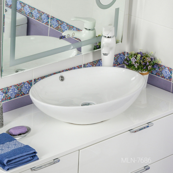 Раковина накладная (63х41,5) Melana 7686-805