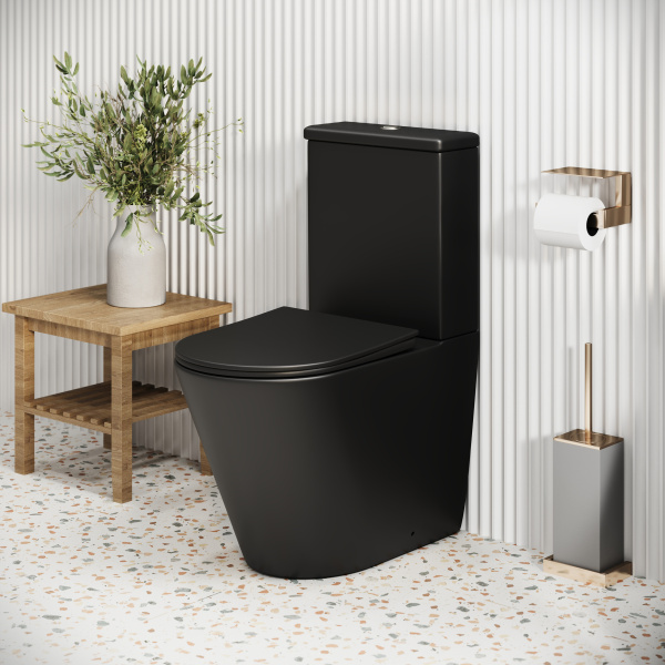 Унитаз напольный безободковый Grossman Color GR-4480BMS с сиденьем микролифт