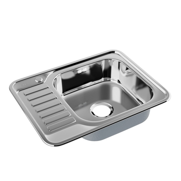 Мойка IDDIS Basic нержавеющая сталь полированная чаша справа 650*500 (BAS65PRi77)