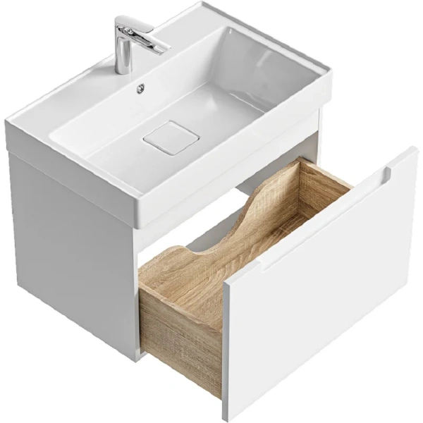 Тумба без раковины 70 см Aqwella Vancouver VAN01071 белый матовый