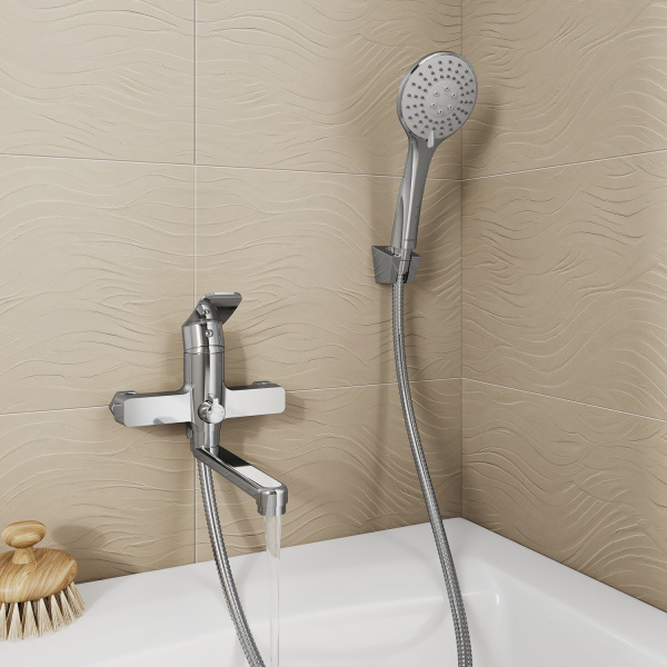 Смеситель для ванны Milardo глянцевый хром, Demi (DEMSB02M02)