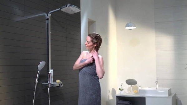 Душевая система с кнопками управления Hansgrohe Raindance Select Showerpipe E300 2 jet 27126000 Душевая система с кнопками управления Hansgrohe Raindance Select Showerpipe E300 2 jet 27126000