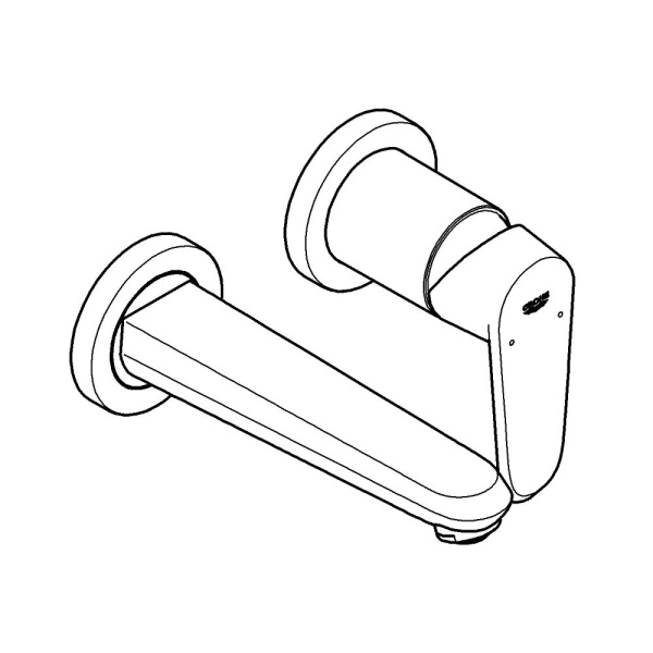 Смеситель для раковины встраиваемый Grohe Eurodisc Cosmopolitan 19573 002 (19573002) хром