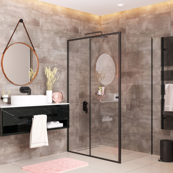 Душевой уголок (140х100)  WasserKRAFT Dill 61S37