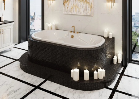 Акриловая ванна Vagnerplast Gaia (190x100) VPBA191GAI7X-04