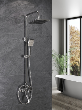 Душевая система Agger Merry A1394400 смеситель с изливом, хром