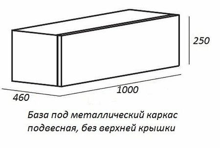 Тумба под раковину Cezares CADRO-100-1C-SO-BG-BLUM
