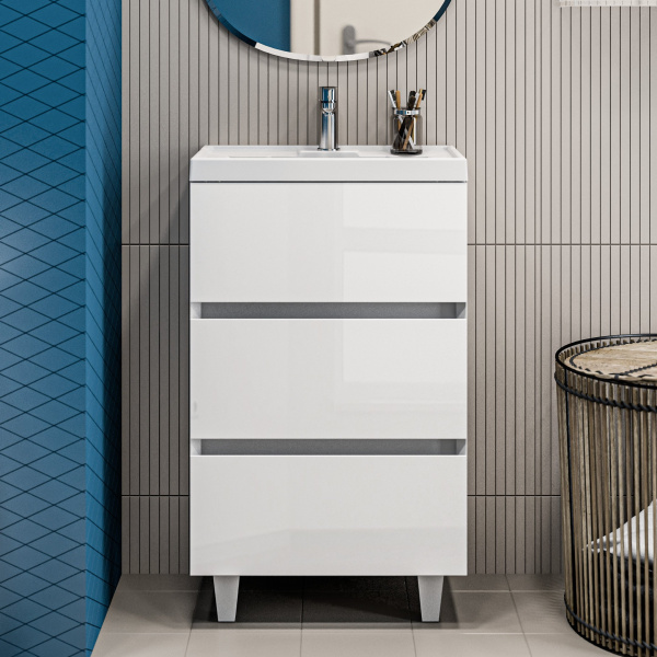 Тумба с раковиной Marka One Bumble 40Н Ц0000001480