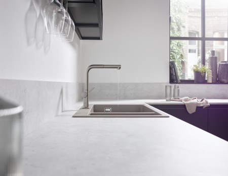 Кухонный смеситель Hansgrohe Talis M54 72808800, сталь