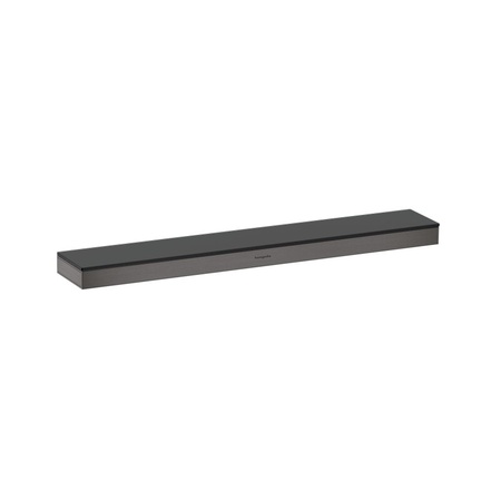 Полочка для душа Hansgrohe Rainfinity Shelf 500 26844340 шлифованный черный хром